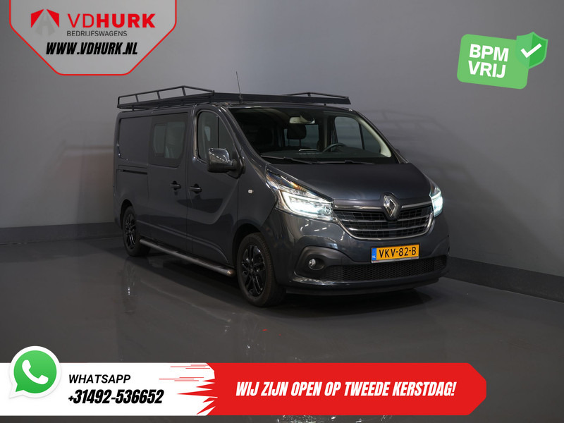 Renault Trafic 2.0 dCi 145 pk Aut. L2 DC Dubbel Cabine BPM VRIJ! 2xSchuifdeur/ LED/ Stoelverw./ Climate/ Cruise/ Imperiaal/ Sidebars/ Trekhaak/ - Furgoneta pequeña, Furgoneta combi: foto 1 Renault Trafic 2.0 dCi 145 pk Aut. L2 DC Dubbel Cabine BPM VRIJ! 2xSchuifdeur/ LED/ Stoelverw./ Climate/ Cruise/ Imperiaal/ Sidebars/ Trekhaak/ - Furgoneta pequeña, Furgoneta combi: foto 1