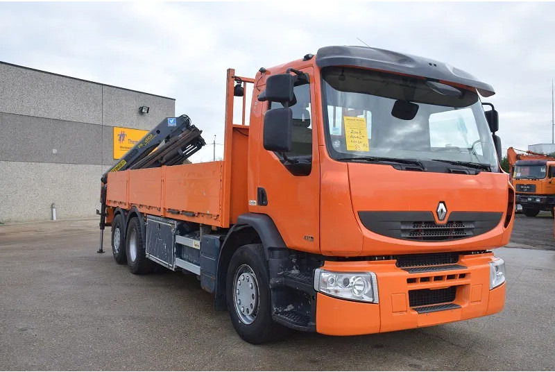 Renault Premium 410 - Camión caja abierta, Camión grúa: foto 5 Renault Premium 410 - Camión caja abierta, Camión grúa: foto 5