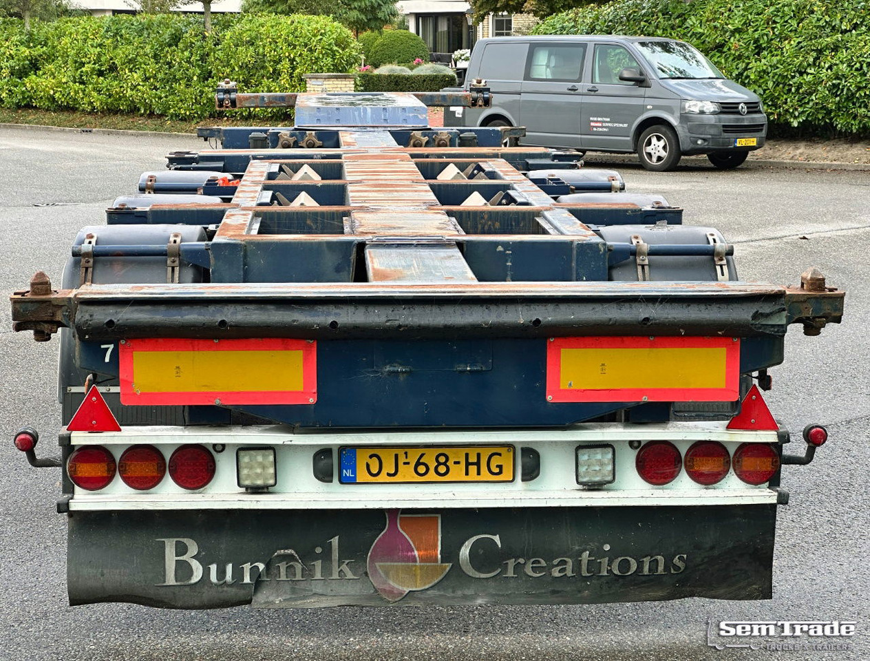 Burg BPO 15-27 Ccxhx BPW Axles Disc Brakes 40 FT. Chassis Lift Axle NEW APK - TUV - Semirremolque portacontenedore/ Intercambiable: foto 4 Burg BPO 15-27 Ccxhx BPW Axles Disc Brakes 40 FT. Chassis Lift Axle NEW APK - TUV - Semirremolque portacontenedore/ Intercambiable: foto 4