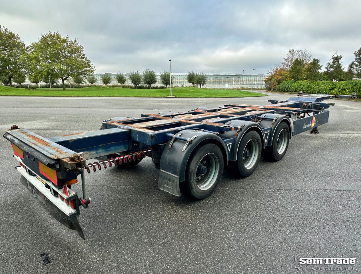 Burg BPO 15-27 Ccxhx BPW Axles Disc Brakes 40 FT. Chassis Lift Axle NEW APK - TUV - Semirremolque portacontenedore/ Intercambiable: foto 5 Burg BPO 15-27 Ccxhx BPW Axles Disc Brakes 40 FT. Chassis Lift Axle NEW APK - TUV - Semirremolque portacontenedore/ Intercambiable: foto 5