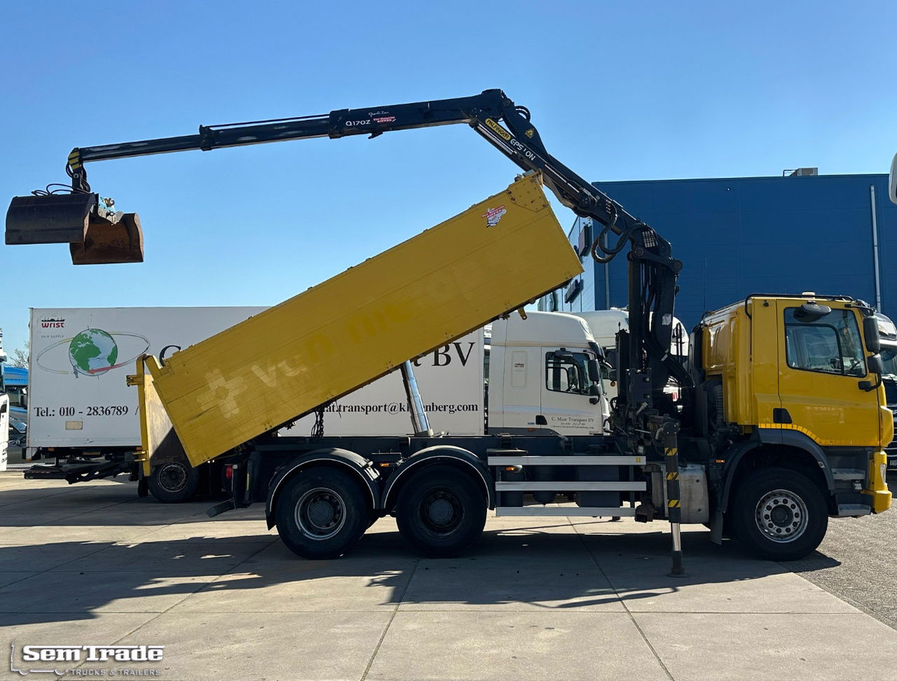 DAF CF 410 FAT 6X4 188.000 KM Palfinger 17 TON/Meter Kraan 2 Zijdige Ruizeveld K - Camión grúa: foto 4 DAF CF 410 FAT 6X4 188.000 KM Palfinger 17 TON/Meter Kraan 2 Zijdige Ruizeveld K - Camión grúa: foto 4