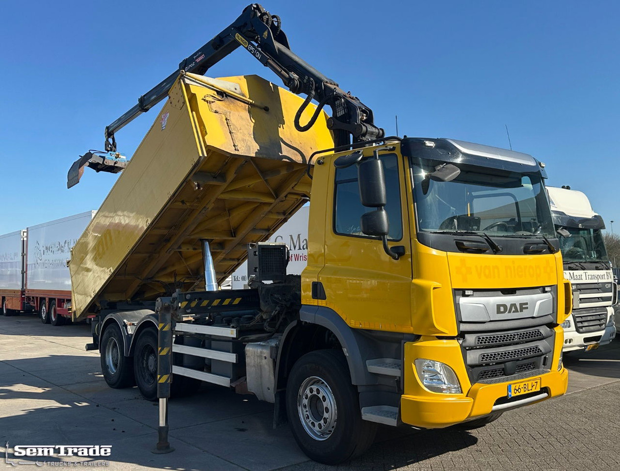 DAF CF 410 FAT 6X4 188.000 KM Palfinger 17 TON/Meter Kraan 2 Zijdige Ruizeveld K - Camión grúa: foto 5 DAF CF 410 FAT 6X4 188.000 KM Palfinger 17 TON/Meter Kraan 2 Zijdige Ruizeveld K - Camión grúa: foto 5