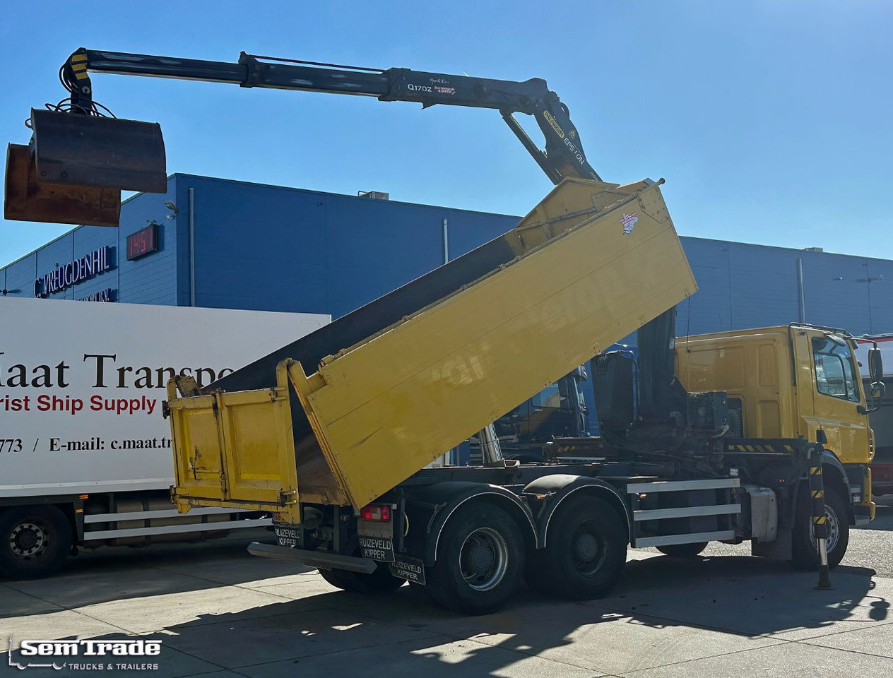 DAF CF 410 FAT 6X4 188.000 KM Palfinger 17 TON/Meter Kraan 2 Zijdige Ruizeveld K - Camión grúa: foto 3 DAF CF 410 FAT 6X4 188.000 KM Palfinger 17 TON/Meter Kraan 2 Zijdige Ruizeveld K - Camión grúa: foto 3