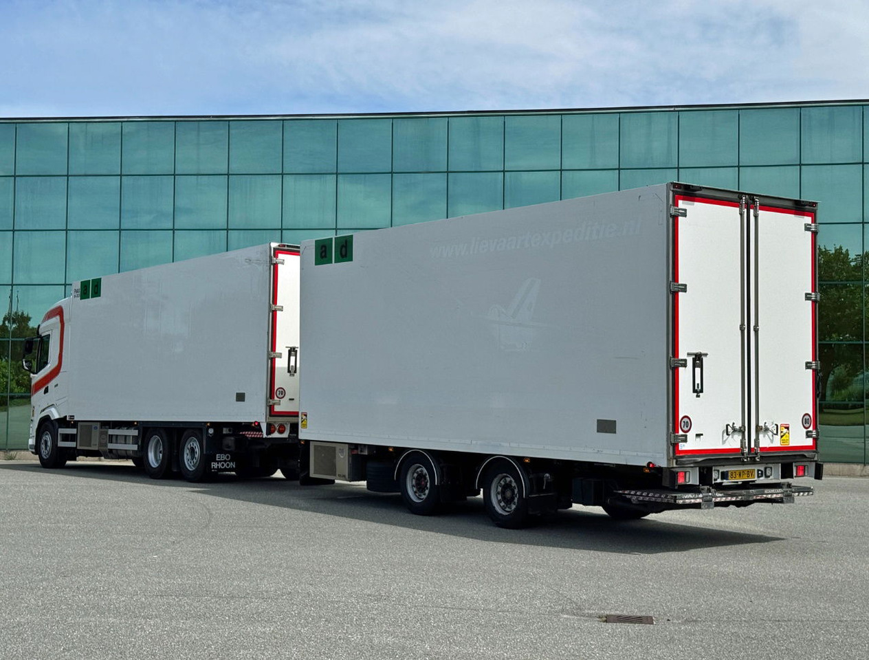 DAF XF 480 FAR Frigo Combi 50 CC 2x Lift Carrier TRS Iceland TOP Condition NL Combi - Camión frigorífico: foto 3 DAF XF 480 FAR Frigo Combi 50 CC 2x Lift Carrier TRS Iceland TOP Condition NL Combi - Camión frigorífico: foto 3