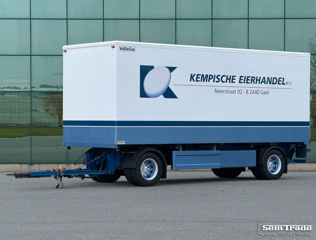 Groenewegen DRA-10-10-2 VéDéCar Isolated BOX BPW Axles Disc Brakes Tail Lift NEW Condition - Remolque caja cerrada: foto 1 Groenewegen DRA-10-10-2 VéDéCar Isolated BOX BPW Axles Disc Brakes Tail Lift NEW Condition - Remolque caja cerrada: foto 1