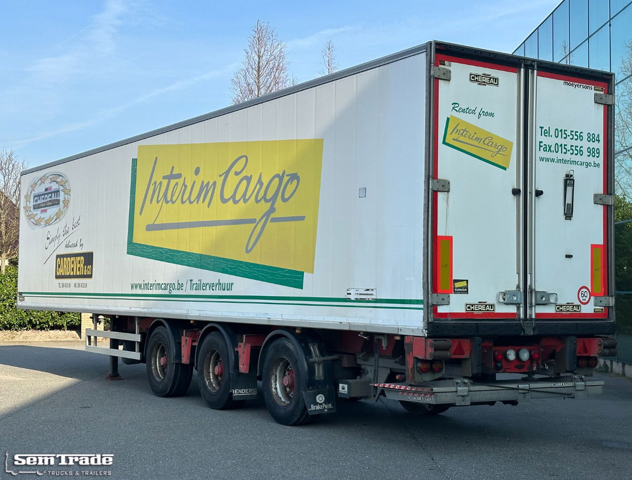 Renders Chereau Carrier Maxima 1300 Steering Axle Tail Lift Belgium Trailer - Semirremolque frigorífico: foto 3 Renders Chereau Carrier Maxima 1300 Steering Axle Tail Lift Belgium Trailer - Semirremolque frigorífico: foto 3