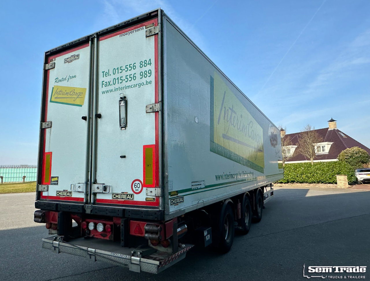 Renders Chereau Carrier Maxima 1300 Steering Axle Tail Lift Belgium Trailer - Semirremolque frigorífico: foto 5 Renders Chereau Carrier Maxima 1300 Steering Axle Tail Lift Belgium Trailer - Semirremolque frigorífico: foto 5