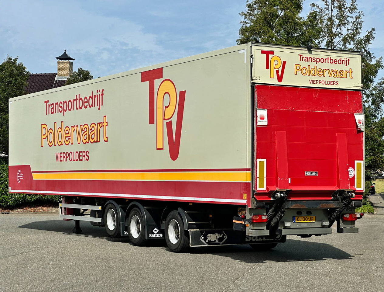 Samro 3-AS Stuuras 3 Tons Achtersluitklep - Semirremolque frigorífico: foto 3 Samro 3-AS Stuuras 3 Tons Achtersluitklep - Semirremolque frigorífico: foto 3