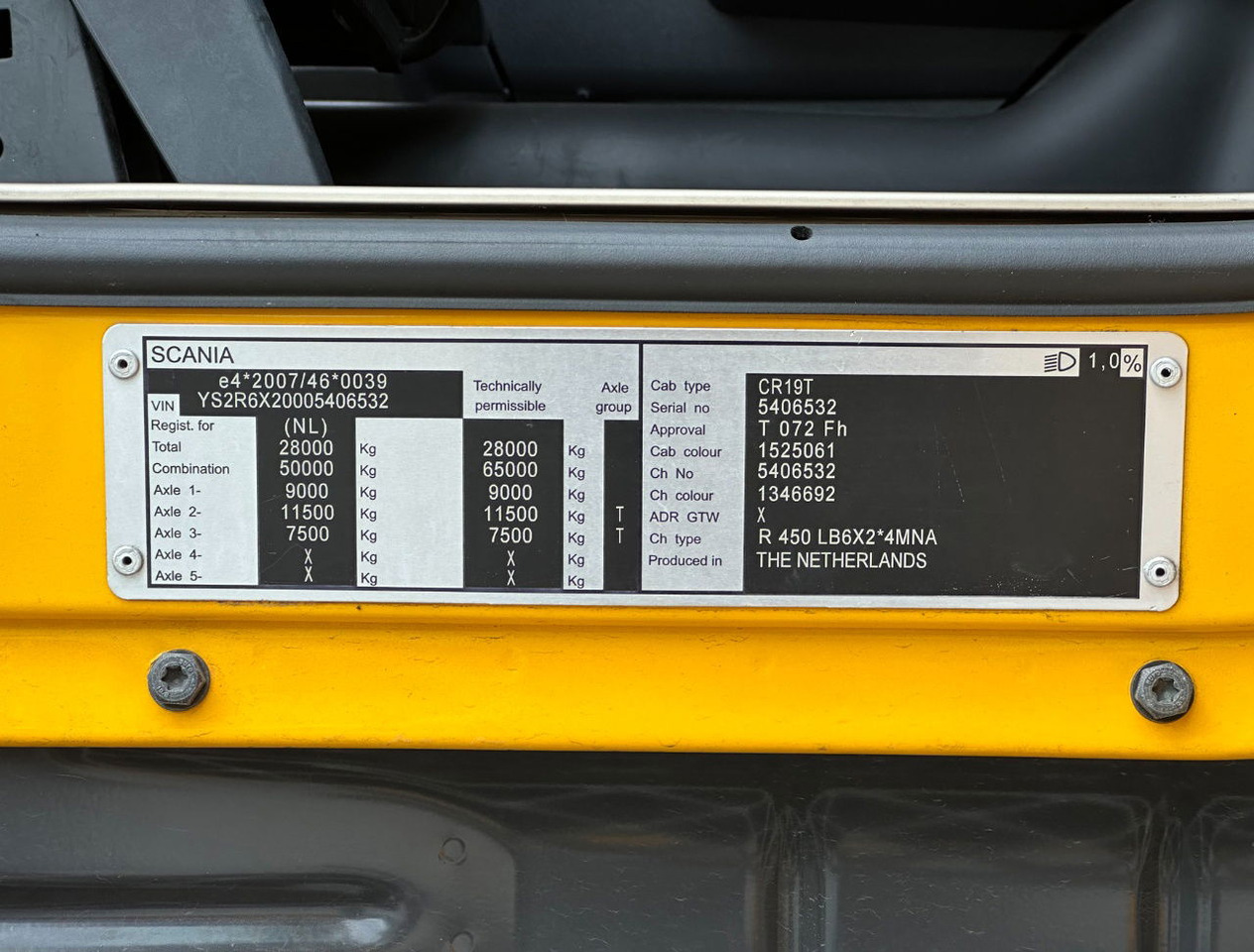 Camión frigorífico Scania R450 Retarder TRS Cooling Heiwo Isolated Boxes Tail Lift NL-Combi: foto 30