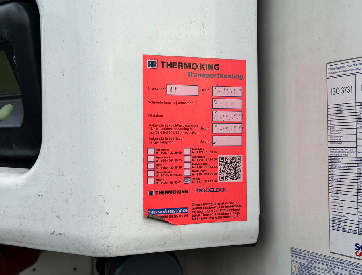 Semirremolque frigorífico Schmitz Cargobull SCBS3B Thermo King SLXi 300 Only 502 Engine Hours Lift Axle Super Condition: foto 10