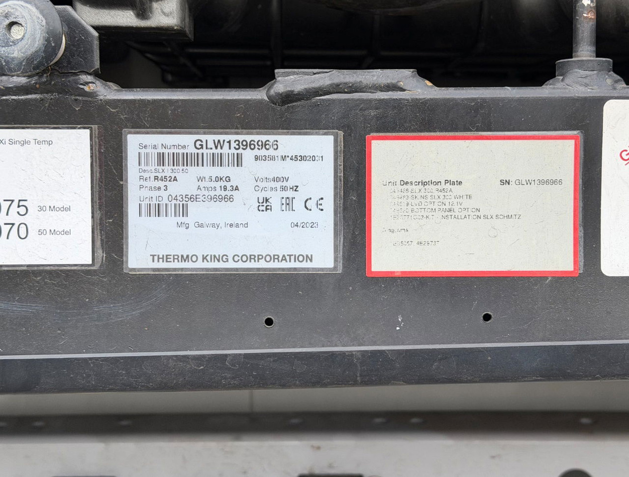 Semirremolque frigorífico Schmitz Cargobull SCBS3B Thermo King SLXi 300 Only 502 Engine Hours Lift Axle Super Condition: foto 9