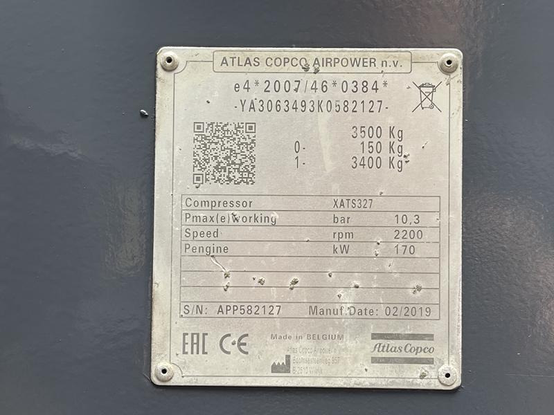 Atlas-Copco XATS 327 MD - Compresor de aire: foto 2 Atlas-Copco XATS 327 MD - Compresor de aire: foto 2