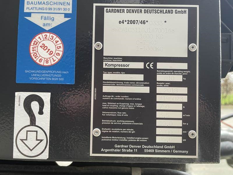 Compair C 35 - 10 - Compresor de aire: foto 4 Compair C 35 - 10 - Compresor de aire: foto 4