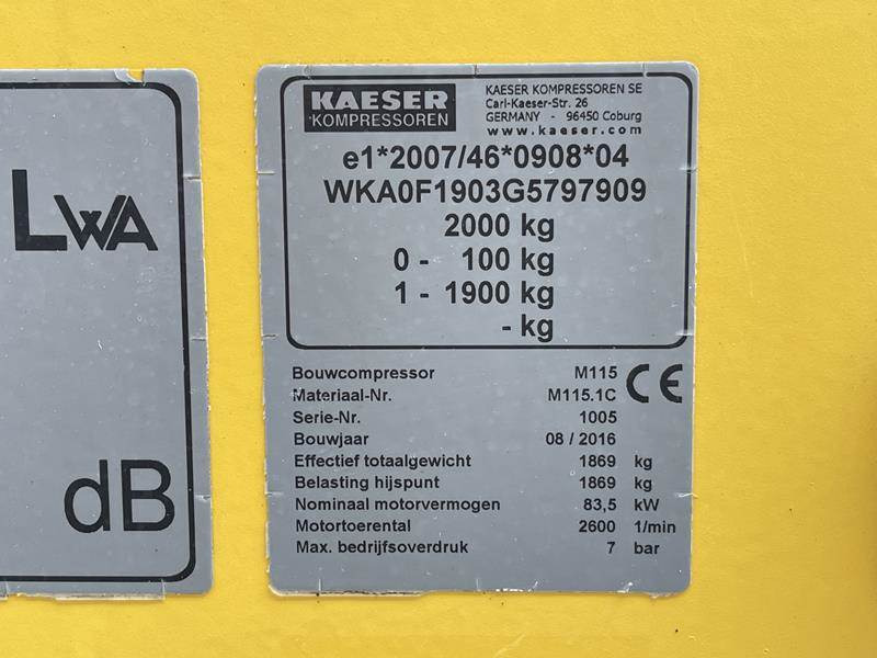 Compresor de aire Kaeser M 115 - N: foto 6