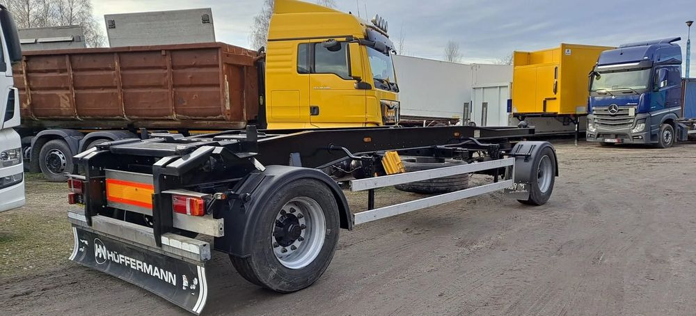 Huffermann Przyczepa na wózku HAR 1870 do hakowca - Remolque multilift/ Portacontenedores de cadenas: foto 3 Huffermann Przyczepa na wózku HAR 1870 do hakowca - Remolque multilift/ Portacontenedores de cadenas: foto 3
