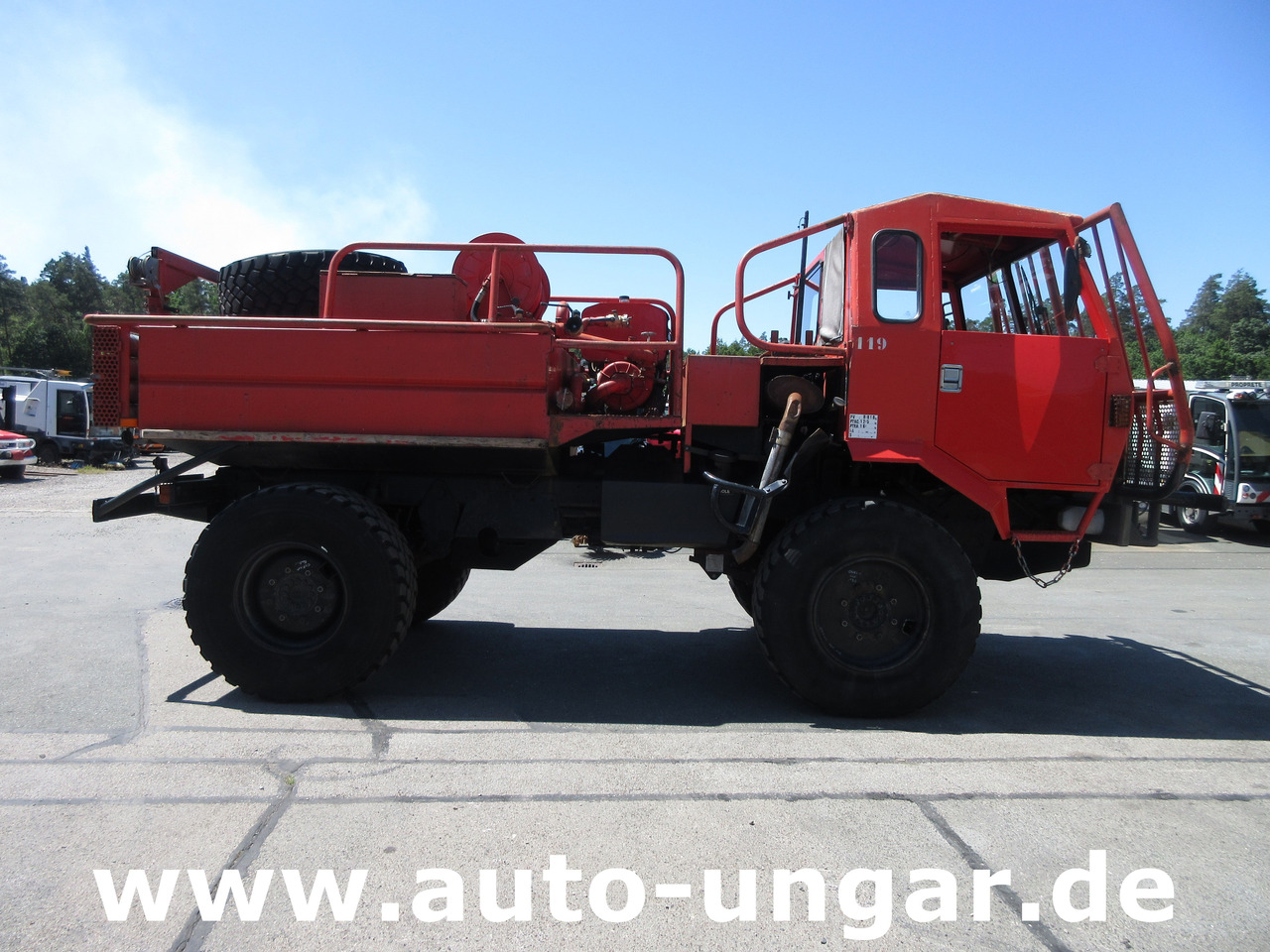 Camión de bomberos BRIMONT PM ETR Feuerwehr 4x4x4 AHK verwindbarer Rahmen Off-Road Winde Kriechgang: foto 8
