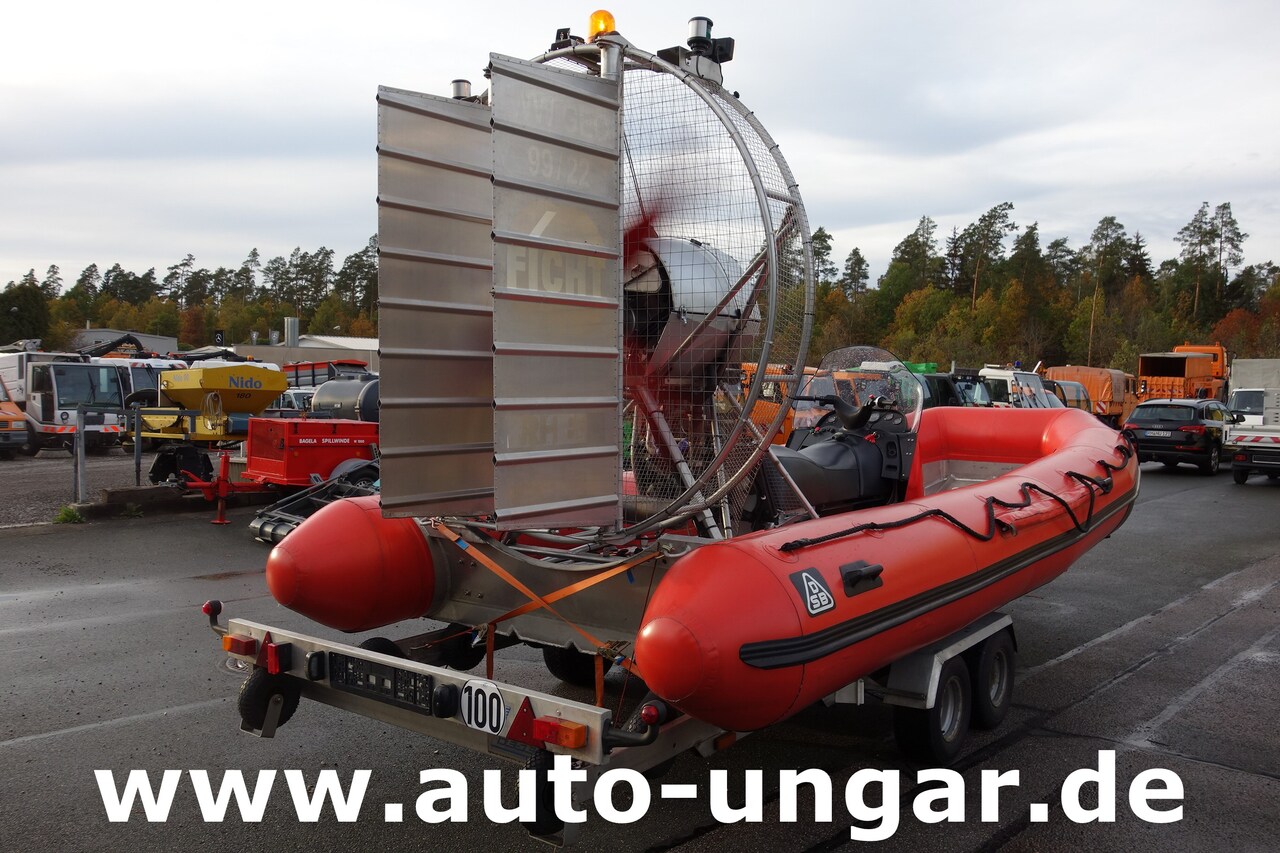 Camión de bomberos Ficht FLG 640 Luftschrauben Gleitboot Airboat Boot Luftschrauben Gleitboot Propeller Airboat Sumpfboot Eisrettung Feuerwehr Wasserwacht: foto 9
