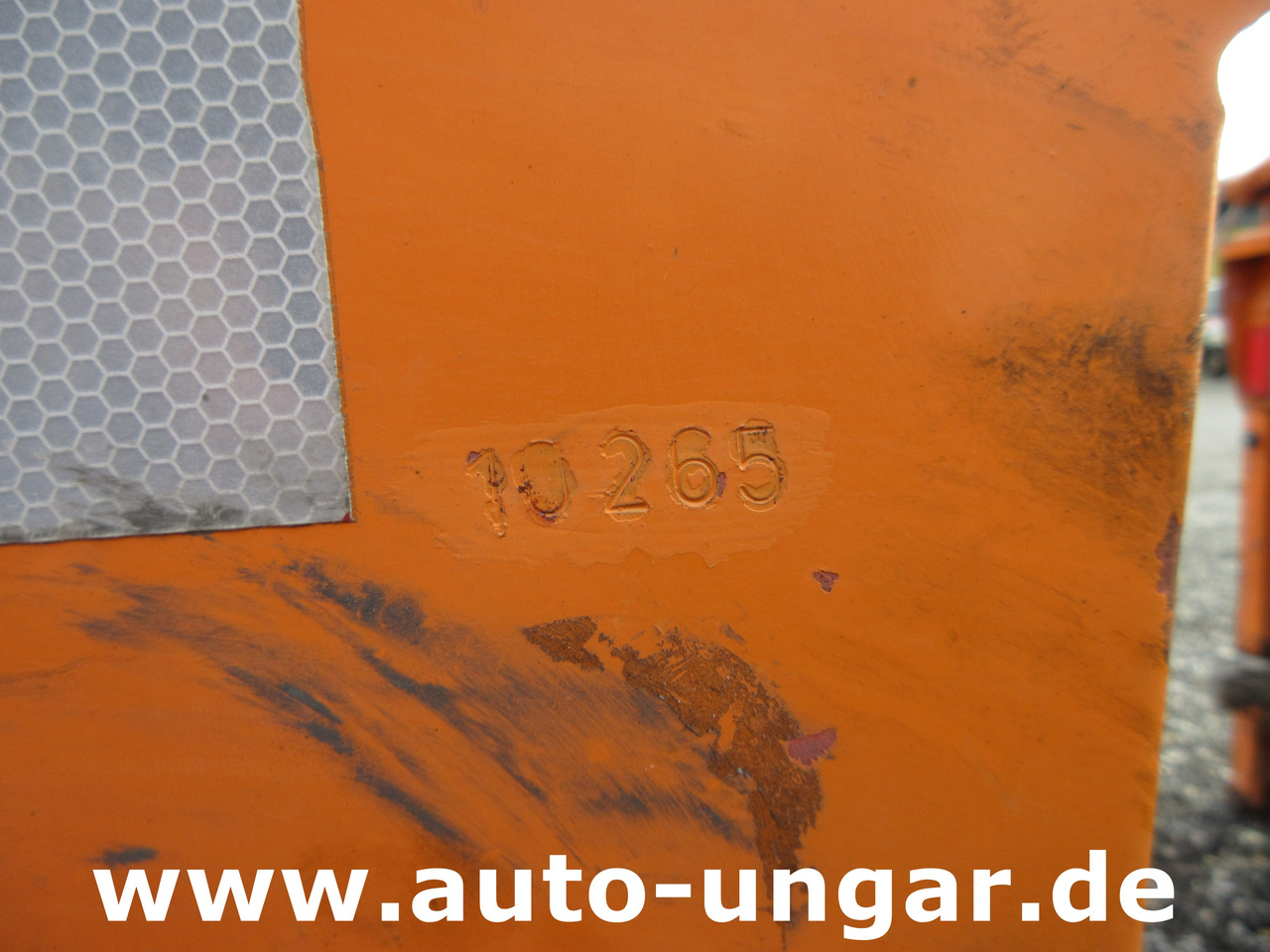 Tractor municipal Rauch UKS 120 Anbaustreuer Salzstreuer hydraulisch Streuautomat Winterdienst: foto 10