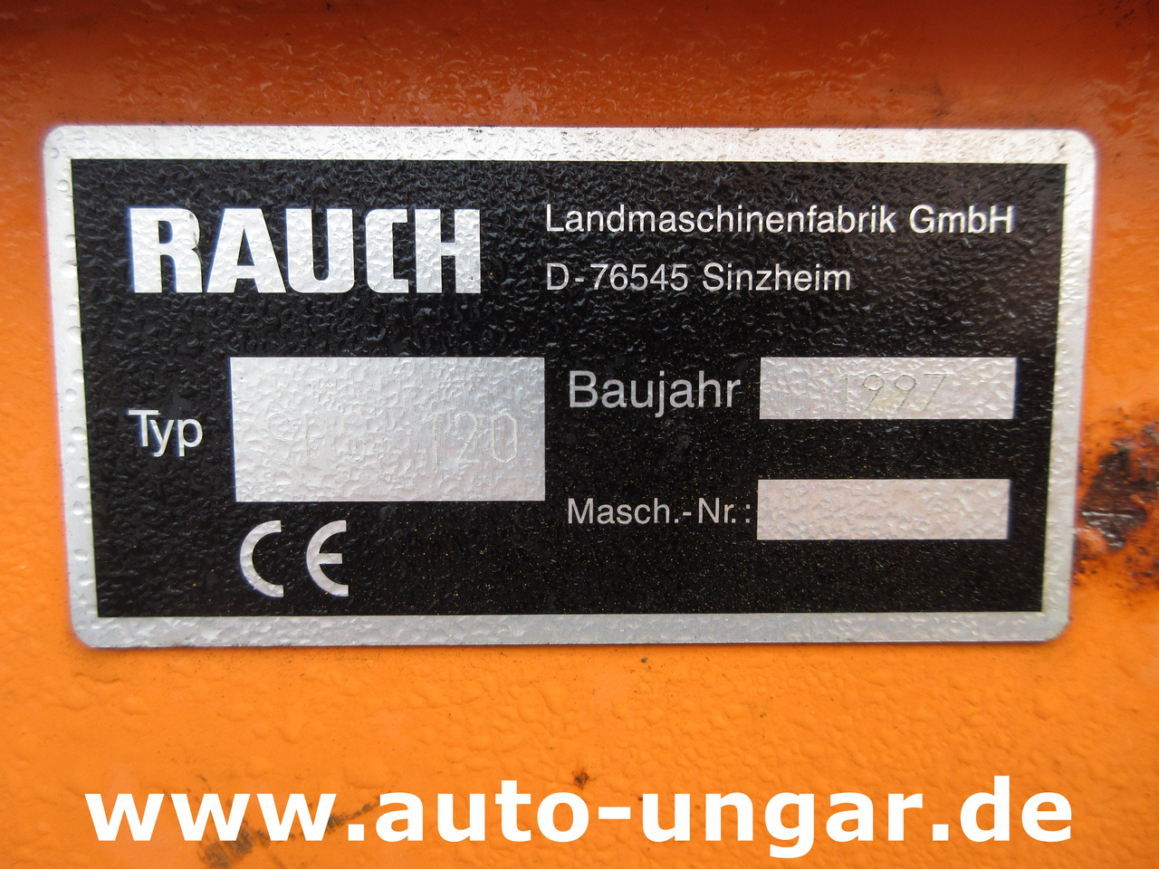 Tractor municipal Rauch UKS 120 Anbaustreuer Salzstreuer hydraulisch Streuautomat Winterdienst: foto 8