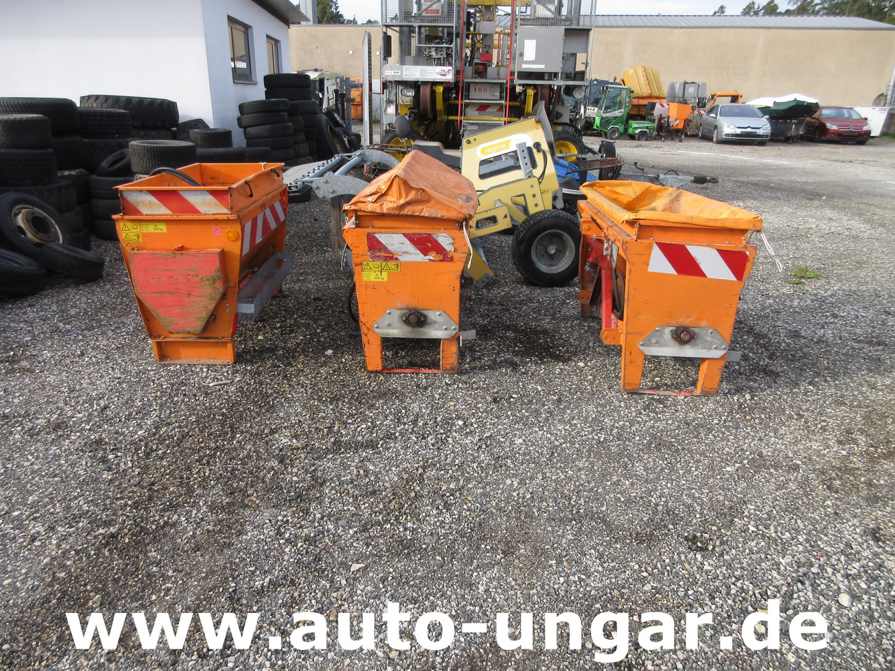 Tractor municipal Rauch UKS 120 Anbaustreuer Salzstreuer hydraulisch Streuautomat Winterdienst: foto 12