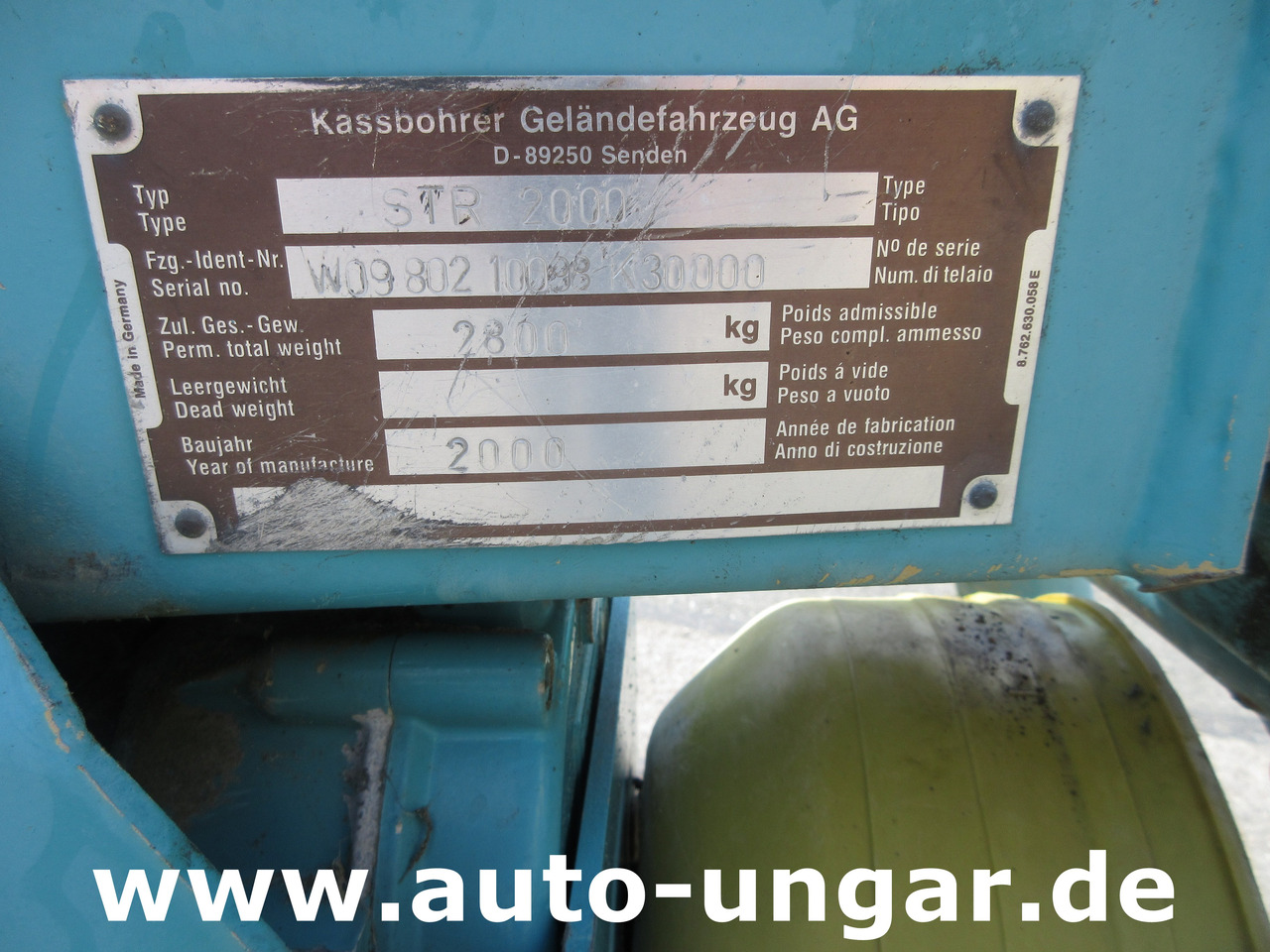 Vehículo municipal Kässbohrer BeachTech STR 2000 BeachCleaner Strandreiniger καθαριστής παραλίας: foto 18 Vehículo municipal Kässbohrer BeachTech STR 2000 BeachCleaner Strandreiniger καθαριστής παραλίας: foto 18