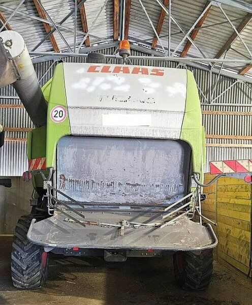 Cosechadora de granos para transporte de alimentos Claas Tucano 450 (839) +V 750: foto 8