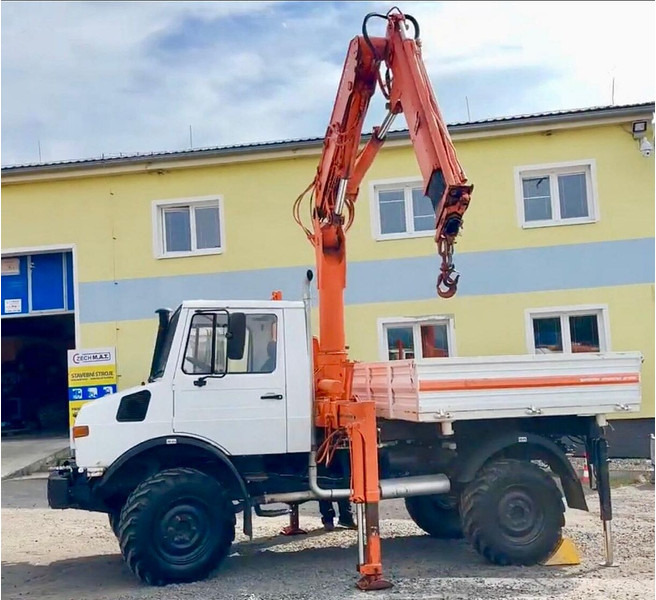 Mercedes-Benz UNIMOG 427.11 +12m! Atlas -AK100.1 A2 - Camión volquete: foto 1 Mercedes-Benz UNIMOG 427.11 +12m! Atlas -AK100.1 A2 - Camión volquete: foto 1