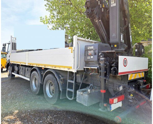 Renault 6x4 Kerax 370 dxi +HIAB 188 radio - Camión caja abierta, Camión grúa: foto 2 Renault 6x4 Kerax 370 dxi +HIAB 188 radio - Camión caja abierta, Camión grúa: foto 2