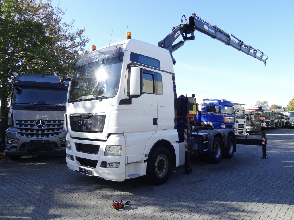 Cabeza tractora MAN TGX 33.480 6X4 Kran MKG 381 bis 20 Meter: foto 8