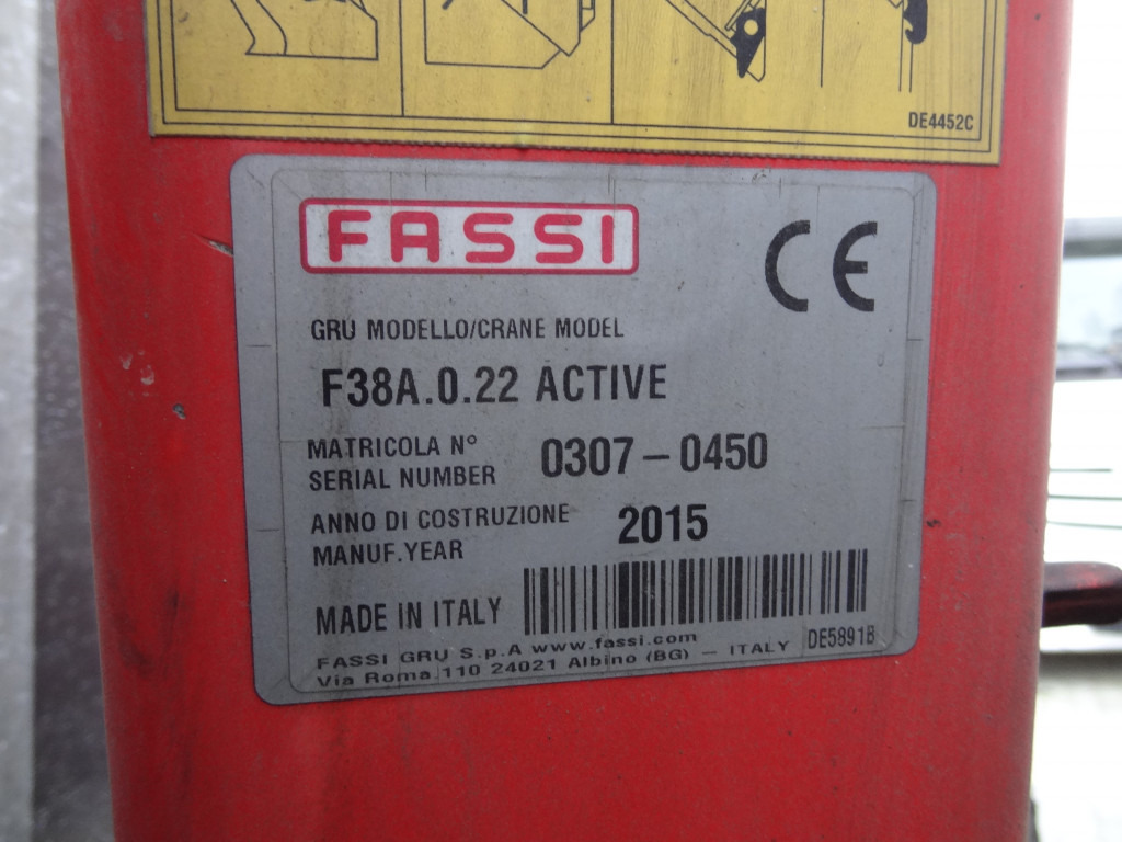 Iveco EuroCargo 120E25 Fassi F38 - Camión caja abierta, Camión grúa: foto 5 Iveco EuroCargo 120E25 Fassi F38 - Camión caja abierta, Camión grúa: foto 5