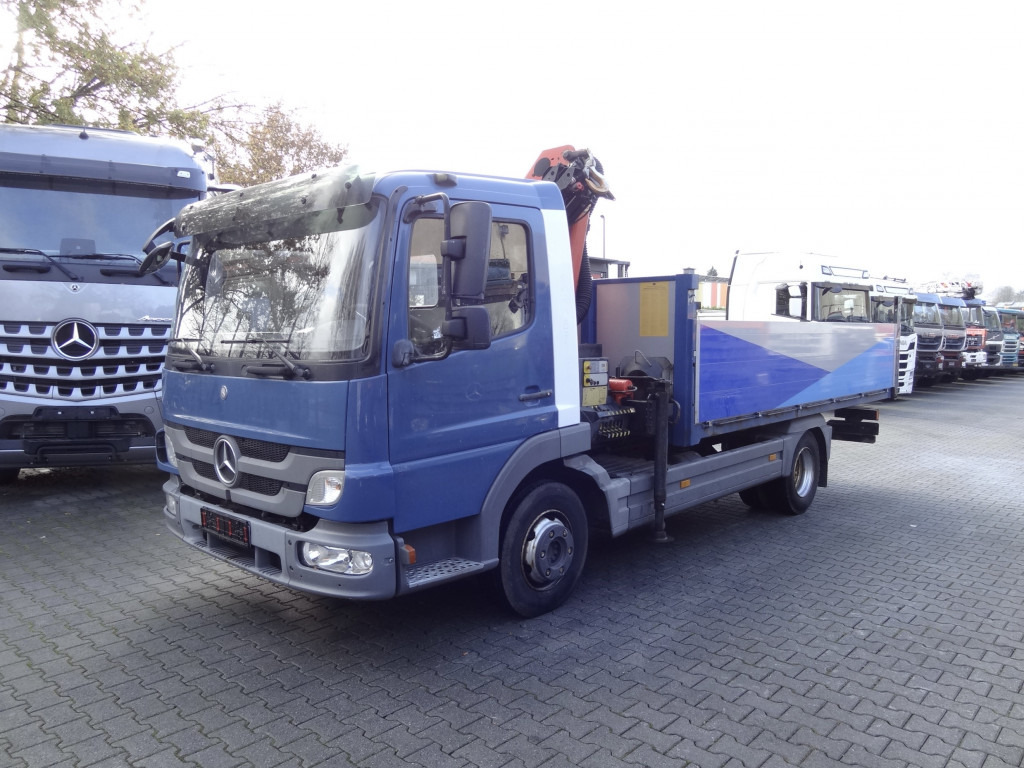 Mercedes-Benz Atego 816 Palfinger PK 6501 - Camión grúa, Camión caja abierta: foto 1 Mercedes-Benz Atego 816 Palfinger PK 6501 - Camión grúa, Camión caja abierta: foto 1