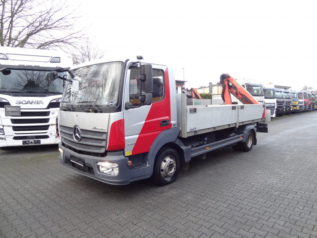 Mercedes-Benz Atego 818 Kran Palfinger 6501 - Camión grúa, Camión caja abierta: foto 1 Mercedes-Benz Atego 818 Kran Palfinger 6501 - Camión grúa, Camión caja abierta: foto 1