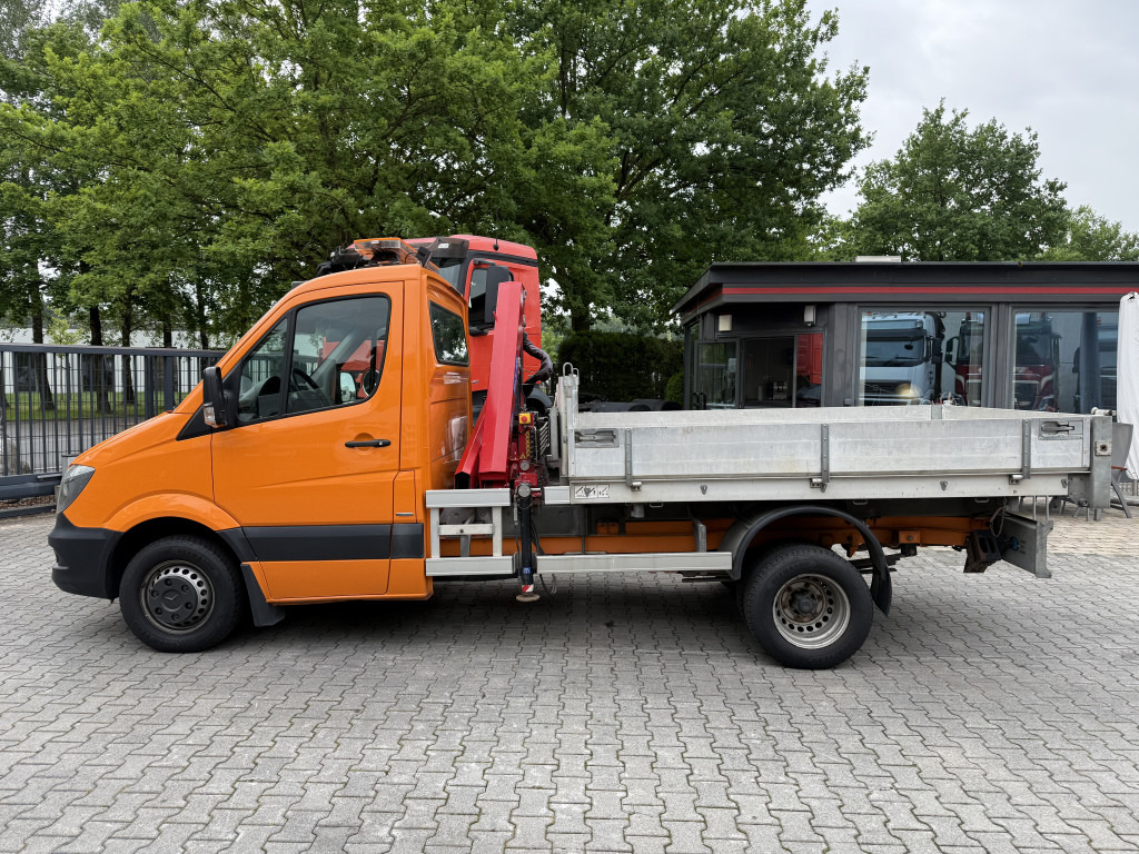 Mercedes-Benz Sprinter 516 Kipper mit Kran HMF 270 - Furgoneta basculante: foto 3 Mercedes-Benz Sprinter 516 Kipper mit Kran HMF 270 - Furgoneta basculante: foto 3