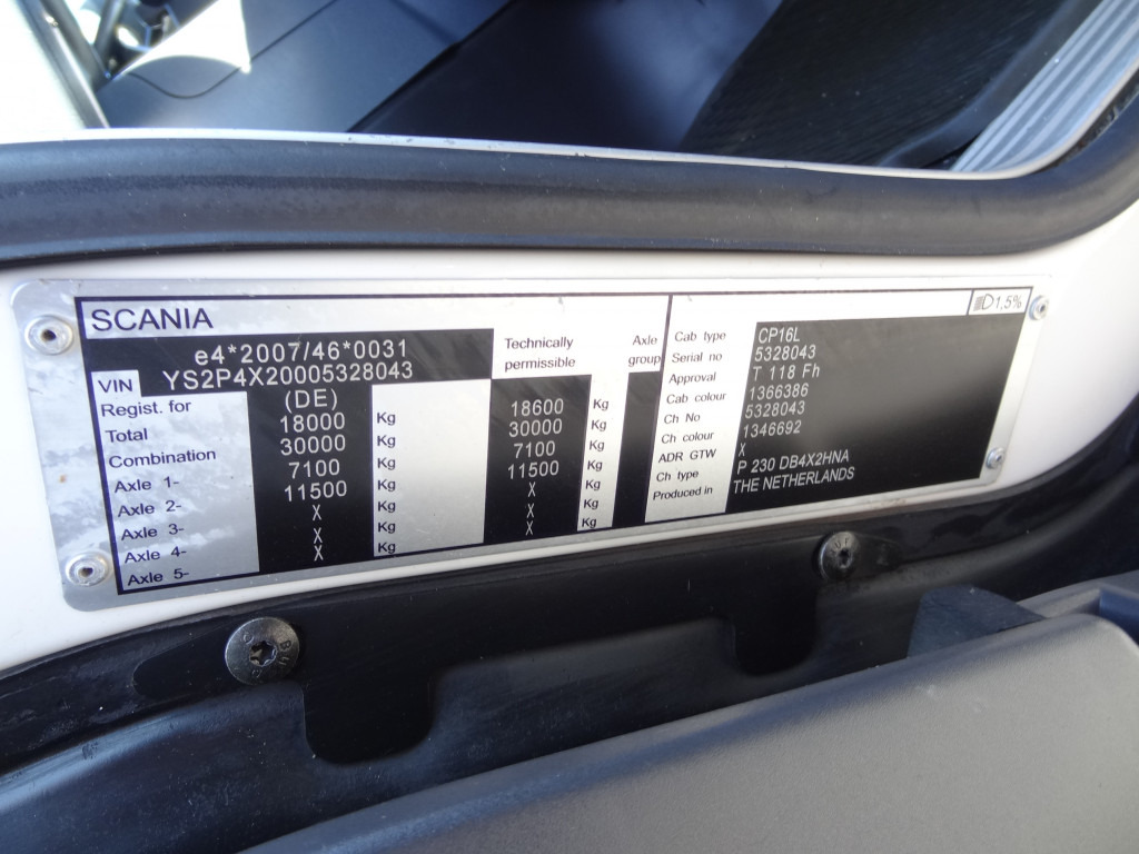Scania P230 4X2 Kran Atlas 92.2 A2 - Camión caja abierta, Camión grúa: foto 4 Scania P230 4X2 Kran Atlas 92.2 A2 - Camión caja abierta, Camión grúa: foto 4