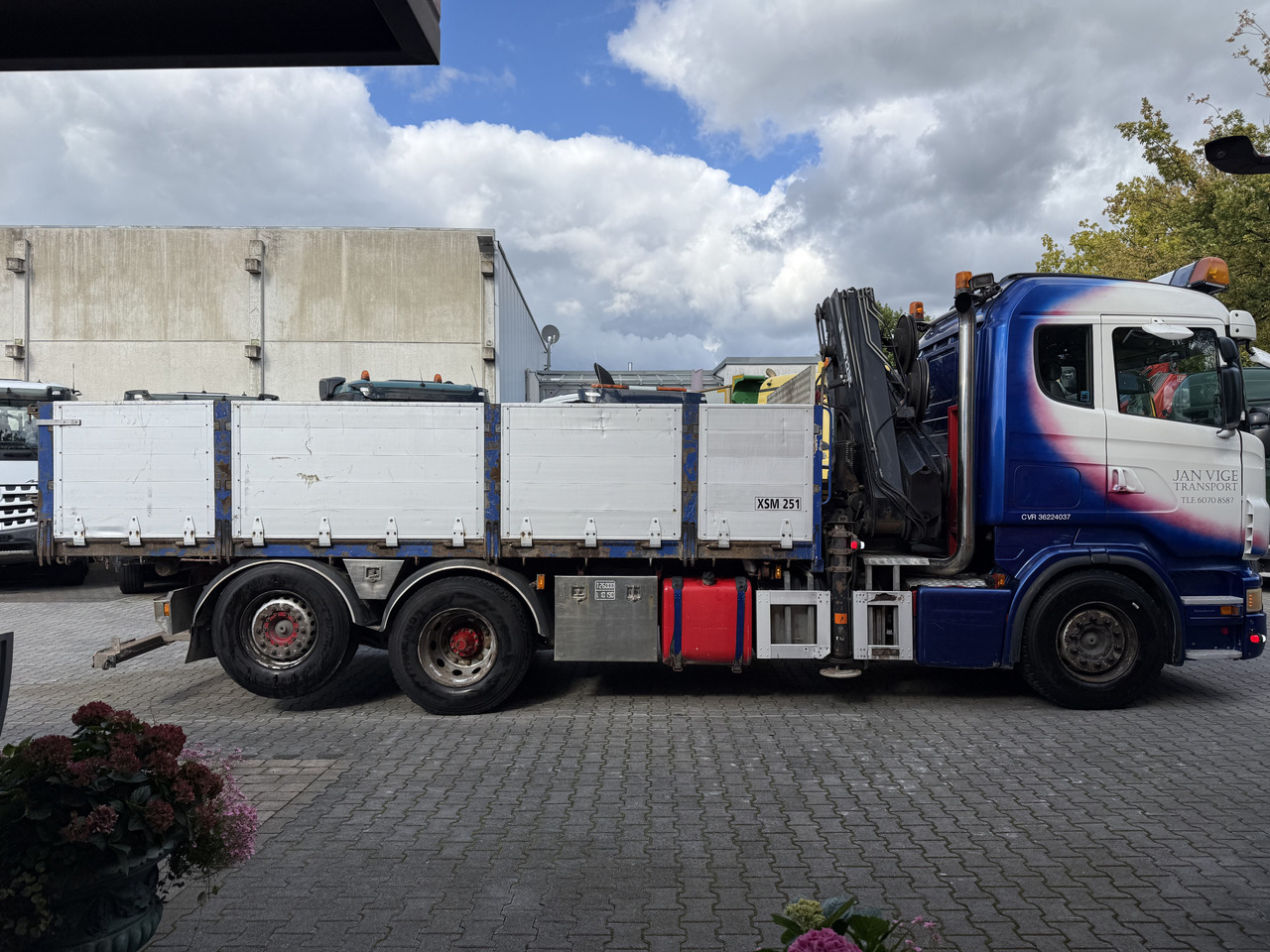 Camión volquete, Camión grúa Scania R380 6X2*4 Kipper mit Kran HIAB 220: foto 13