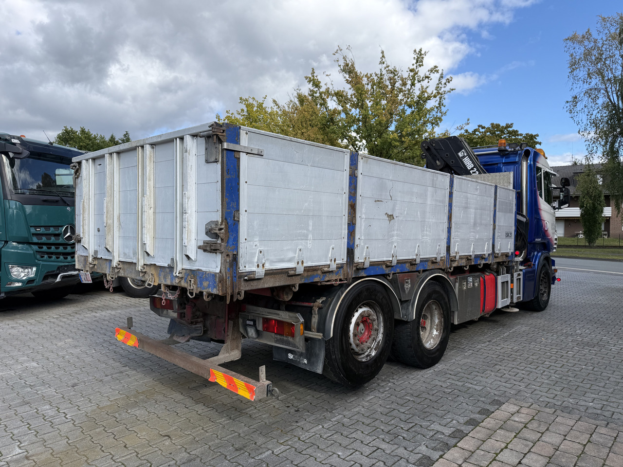 Camión volquete, Camión grúa Scania R380 6X2*4 Kipper mit Kran HIAB 220: foto 14