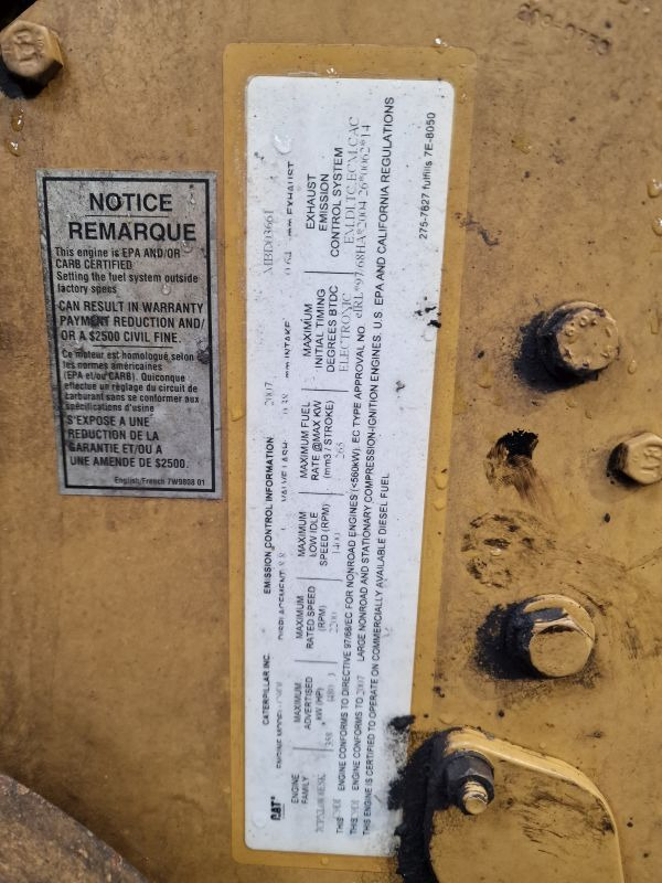 Caterpillar C9DITAATAAC Engine (Plant) - Motor para Maquinaria de construcción: foto 3 Caterpillar C9DITAATAAC Engine (Plant) - Motor para Maquinaria de construcción: foto 3