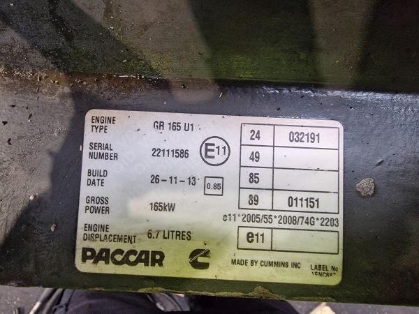 DAF GR165U1 Engine (Truck) - Motor para Camión: foto 2 DAF GR165U1 Engine (Truck) - Motor para Camión: foto 2