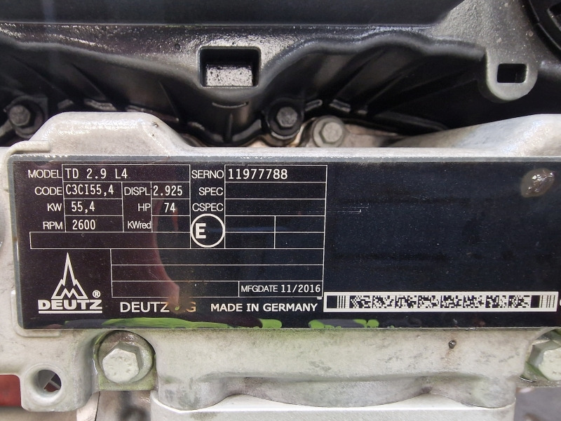 Motor para Maquinaria de construcción nuevo Deutz TD 2.9 L4 New Engine (Plant): foto 11