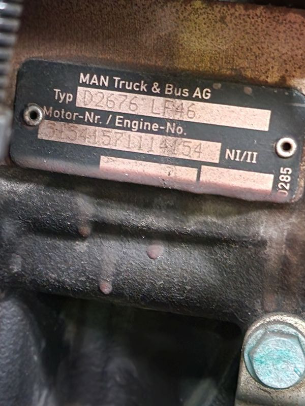 MAN D2676 LF46 EURO6 Engine (Truck) - Motor para Camión: foto 2 MAN D2676 LF46 EURO6 Engine (Truck) - Motor para Camión: foto 2