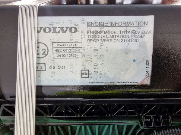 Motor para Camión Volvo D11K450V EUVI Engine (Truck): foto 12
