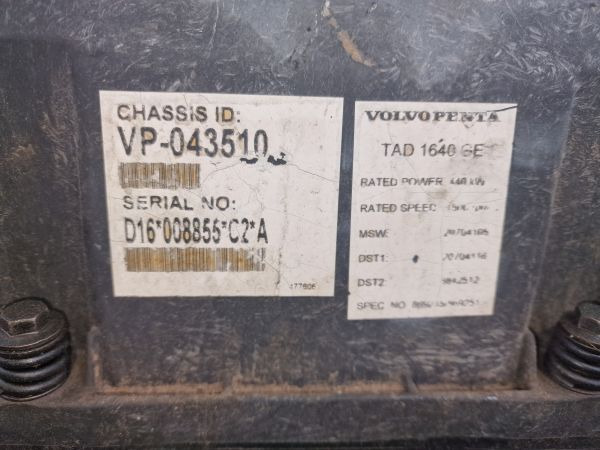 Volvo TAD1640GE Engine (Industrial) - Motor para Maquinaria industrial: foto 2 Volvo TAD1640GE Engine (Industrial) - Motor para Maquinaria industrial: foto 2