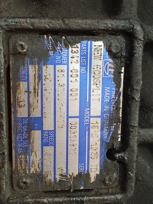 ZF 16S1920TD - Caja de cambios: foto 2 ZF 16S1920TD - Caja de cambios: foto 2