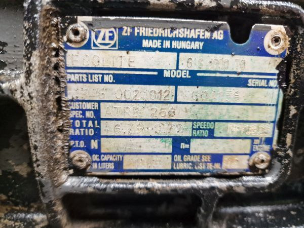 ZF 6S1000TO Gearbox - Caja de cambios: foto 2 ZF 6S1000TO Gearbox - Caja de cambios: foto 2