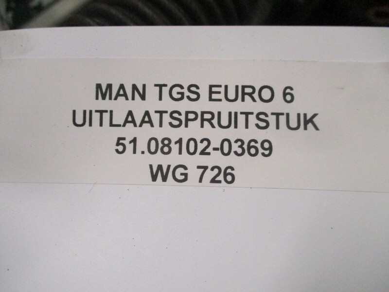 MAN TGS 51.08102-0369 UITLAATSPRUITSTUK EURO 6 - Colector de escape para Camión: foto 2 MAN TGS 51.08102-0369 UITLAATSPRUITSTUK EURO 6 - Colector de escape para Camión: foto 2