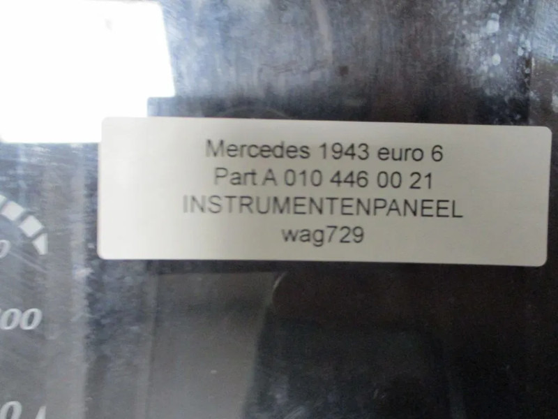 Mercedes-Benz A 010 446 00 21 INSTRUMENTENPANEEL MERCEDES ACTROS EURO 6 - Salpicadero para Camión: foto 2 Mercedes-Benz A 010 446 00 21 INSTRUMENTENPANEEL MERCEDES ACTROS EURO 6 - Salpicadero para Camión: foto 2