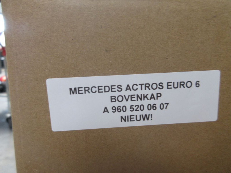 Mercedes-Benz ACTROS A 960 520 06 07 BOVENKAP EURO 6 NIEUW!! - Carrocería y exterior para Camión: foto 2 Mercedes-Benz ACTROS A 960 520 06 07 BOVENKAP EURO 6 NIEUW!! - Carrocería y exterior para Camión: foto 2