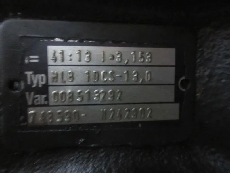 Mercedes-Benz HL8 1DCS-13,0 /41:13 1=3,153/ 748590 MERCEDES 1835 MP 1 DIFFERENTIEEL - Diferencial para Camión: foto 5 Mercedes-Benz HL8 1DCS-13,0 /41:13 1=3,153/ 748590 MERCEDES 1835 MP 1 DIFFERENTIEEL - Diferencial para Camión: foto 5