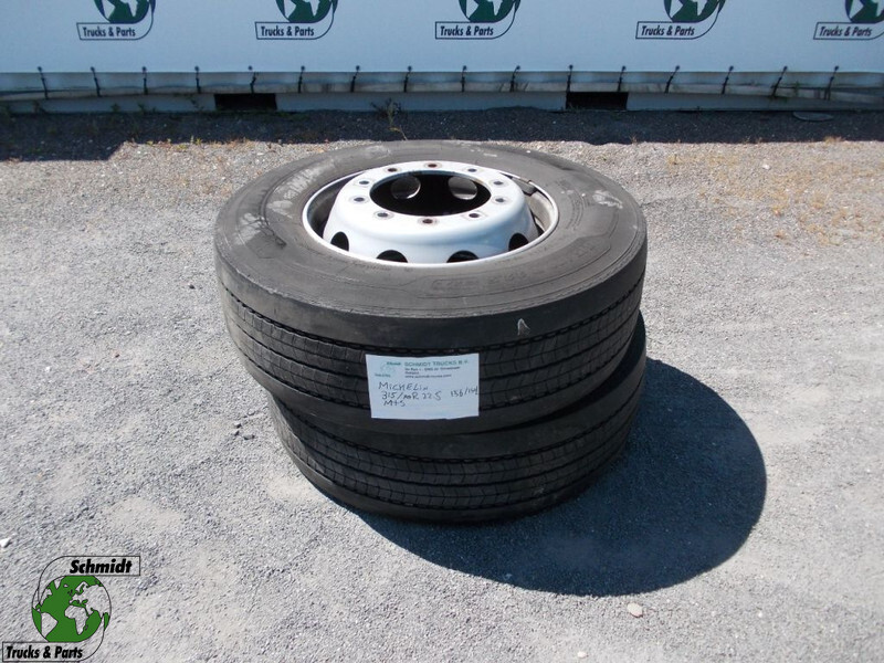 Michelin 315/70 R 22.5 MICHELIN 4 STUKS OP VOORRAAD M+S PROFIEL CA 60% - Neumático para Camión: foto 1 Michelin 315/70 R 22.5 MICHELIN 4 STUKS OP VOORRAAD M+S PROFIEL CA 60% - Neumático para Camión: foto 1