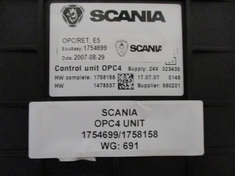Scania 1754699/1758158 OPC 4 UNIT - Sistema eléctrico: foto 2 Scania 1754699/1758158 OPC 4 UNIT - Sistema eléctrico: foto 2